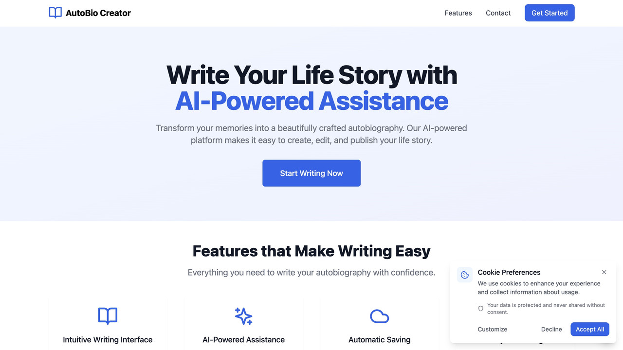 AI Book Creation Application