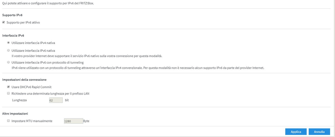 Attivare ipv6 con TIM su Fritzbox 7590? Se si, perchè? - Hardware Upgrade  Forum