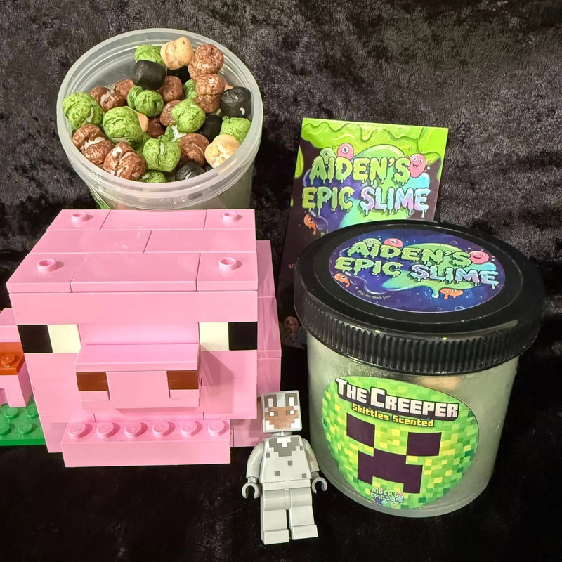 Creeper Skittles Slime