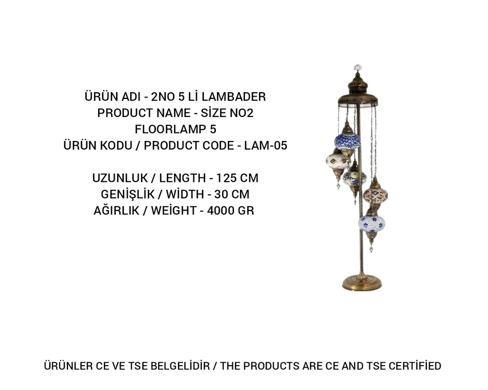 LAM-05 mosaic lamp