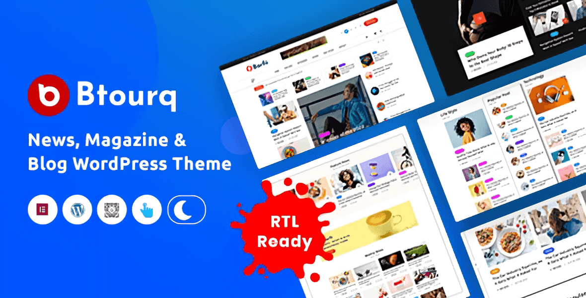 Btourq – WordPress News Magazine Theme