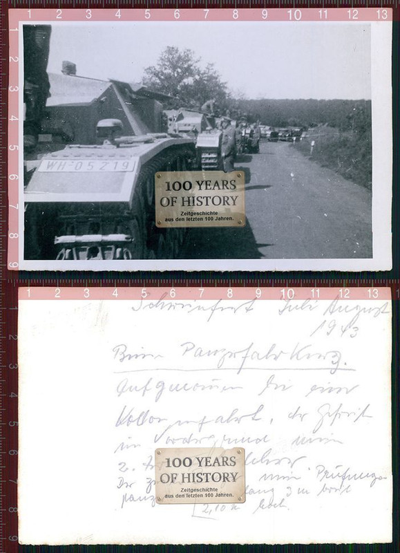 Orig. Foto German Panzer Tank Sturmgeschütz 1943