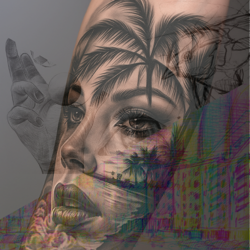 boceto de tu futuro tatoo - cuero de chaqueta