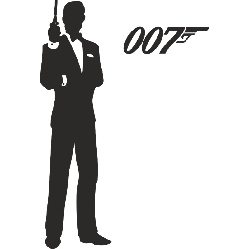 sticker-adhesif-james-bond-007