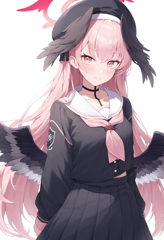 depth of field, 1girl, [[[[koharu (blue archive)]]]], {{{{aged up}}}}, {{long ha s-2301448115