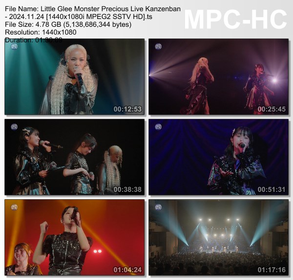 [TV-Variety] Little Glee Monster Precious Live 完全版 (SSTV 2024.11.24)