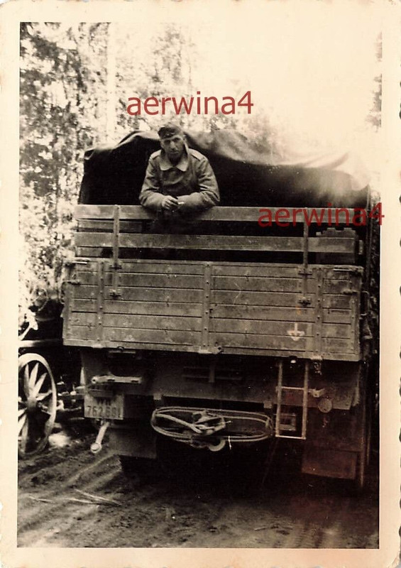 LKW Beifahrer genannt Wanzen - Müller Laubana Lettland Ostfront