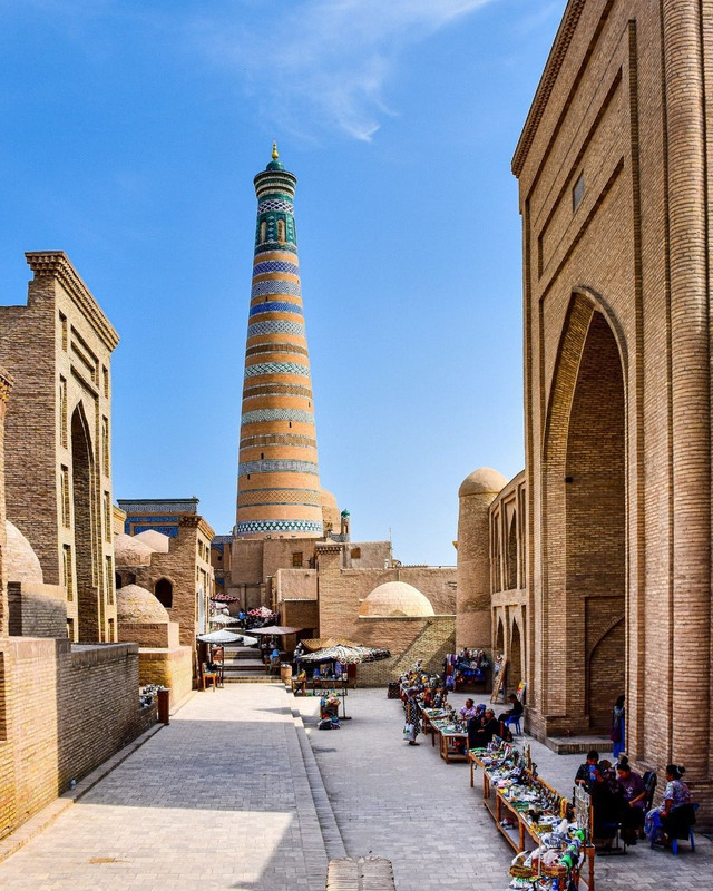 Uzbekistan historic cityscape