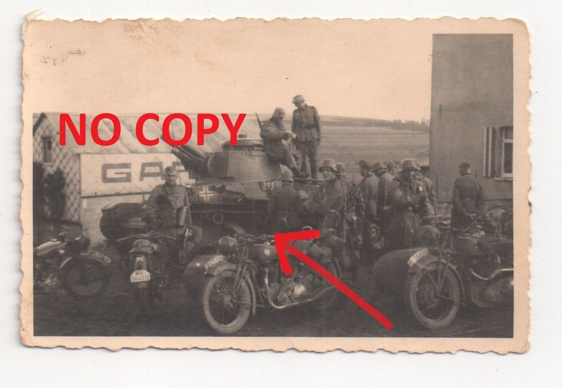 Orig. foto wk2 Panzer Skoda 35 (t) 233 Balkenkre