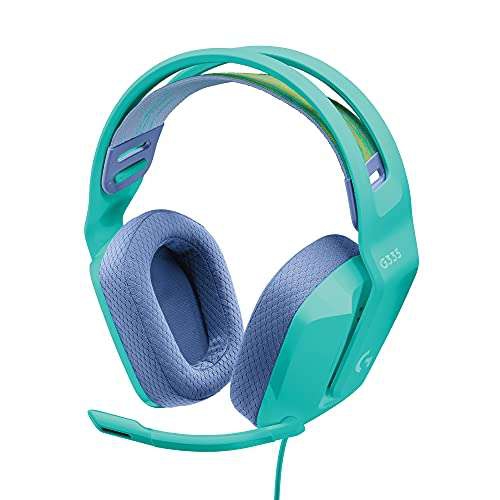 Amazon: Logitech G335 Audífonos con Cable para Gaming, Micrófono Flip to Mute
