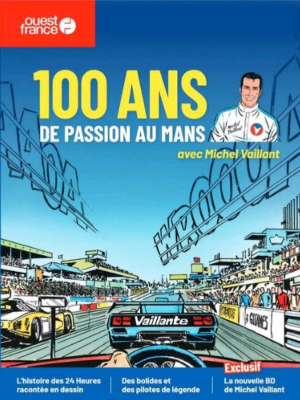 Les albums publicitaires Michel-Vaillant-Le-Mans-2023-2