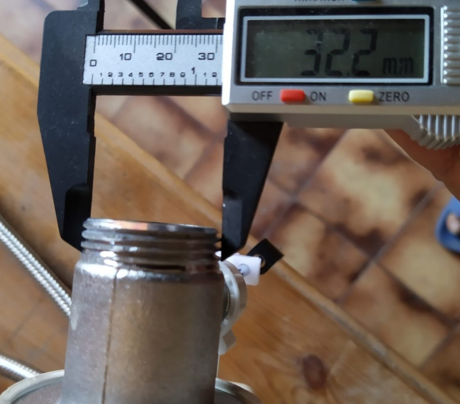 Misura Piletta scarico attuale 1