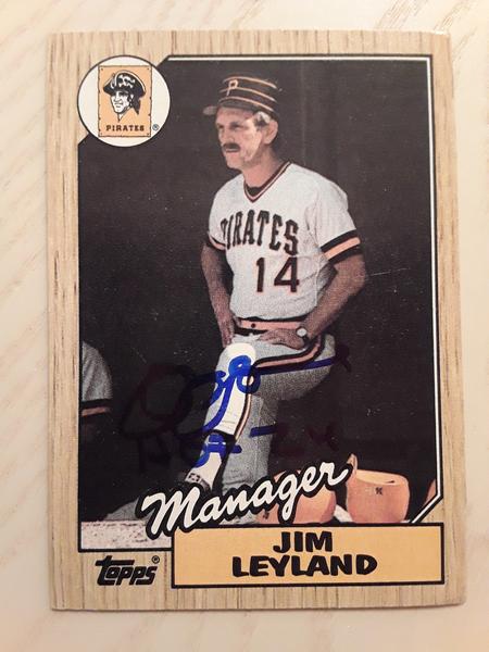 1987 Topps #093 Jim Leyland