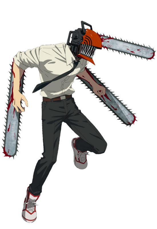 chainsaw man render by ironoakstudios dfl0hek pre