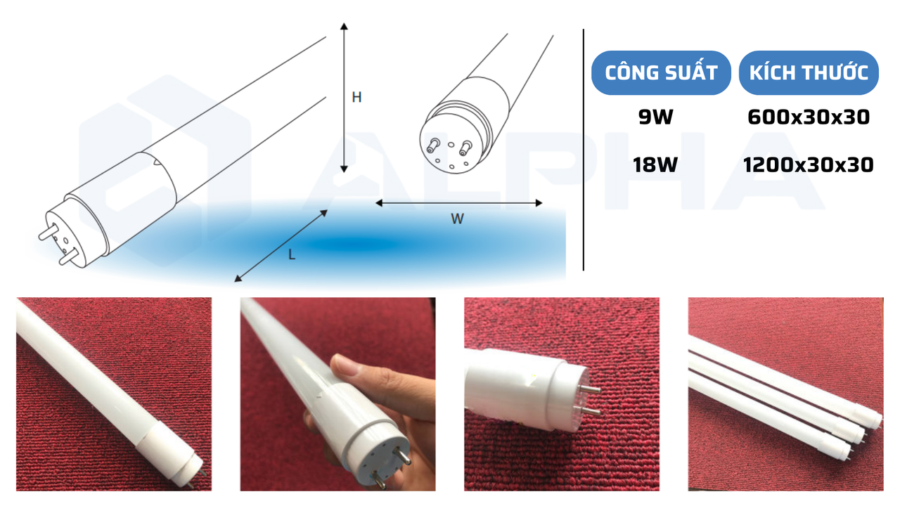 đ&egrave;n led alpha