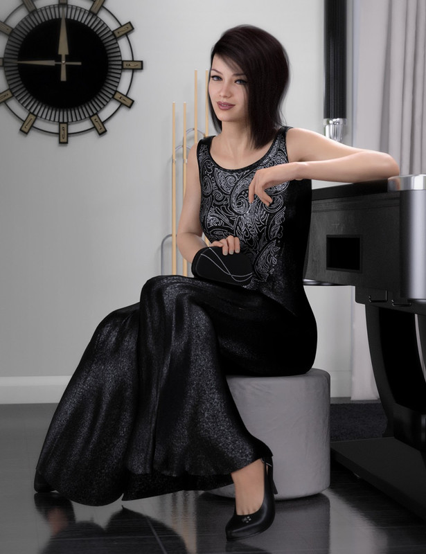 dForce State Dinner Dress for Genesis 8 Female(s) dForce State Dinner Dress for Genesis 8 Female(s)