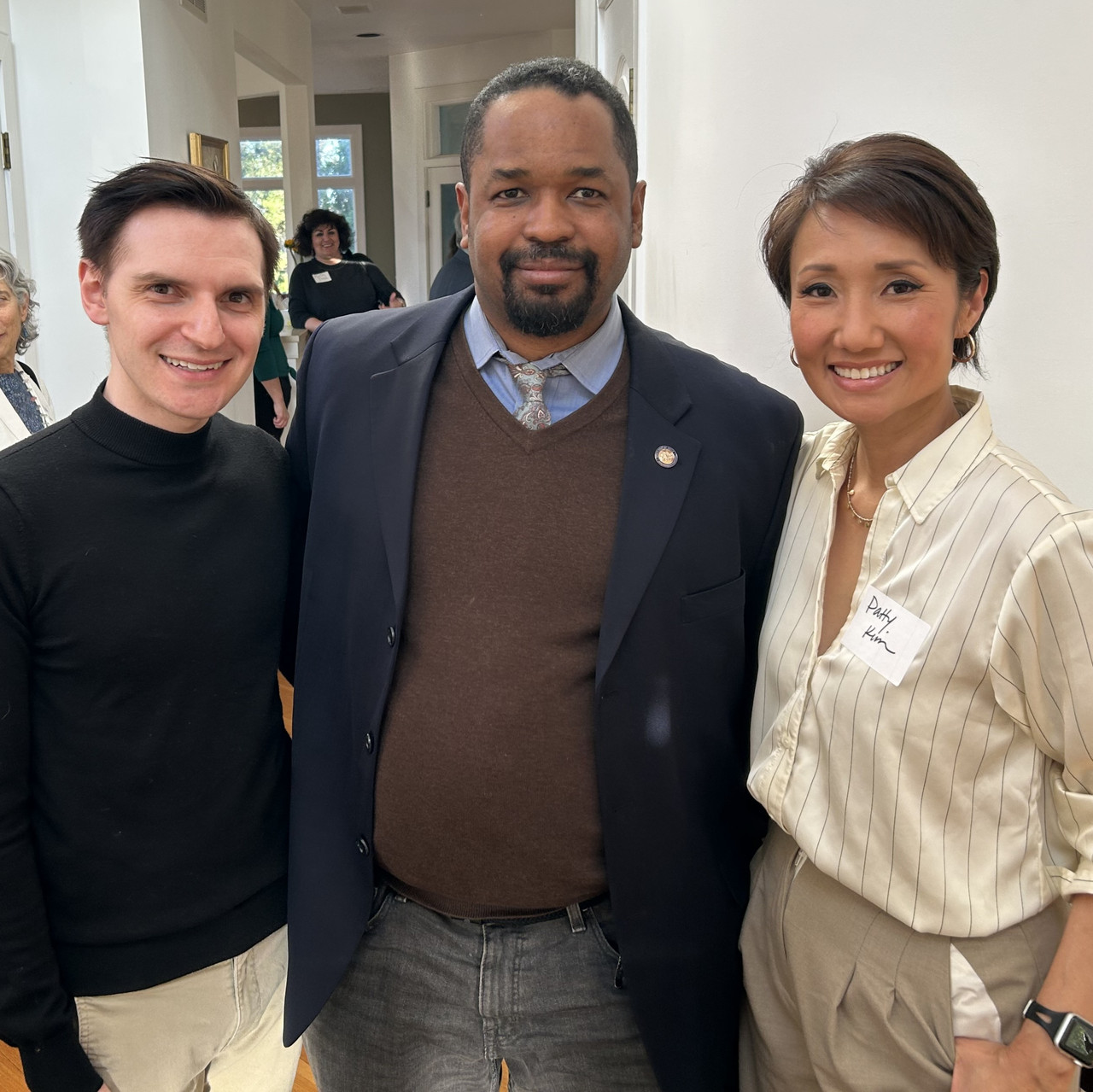 Jason with Senators Sharif Street and Patty Kim