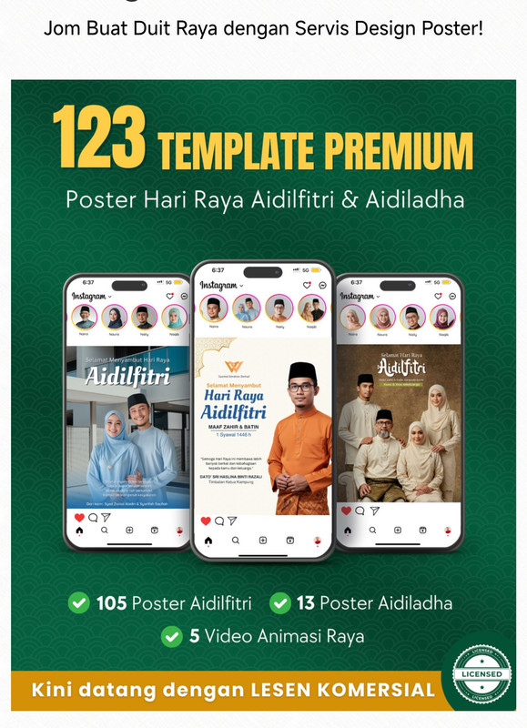 Template Premium Raya