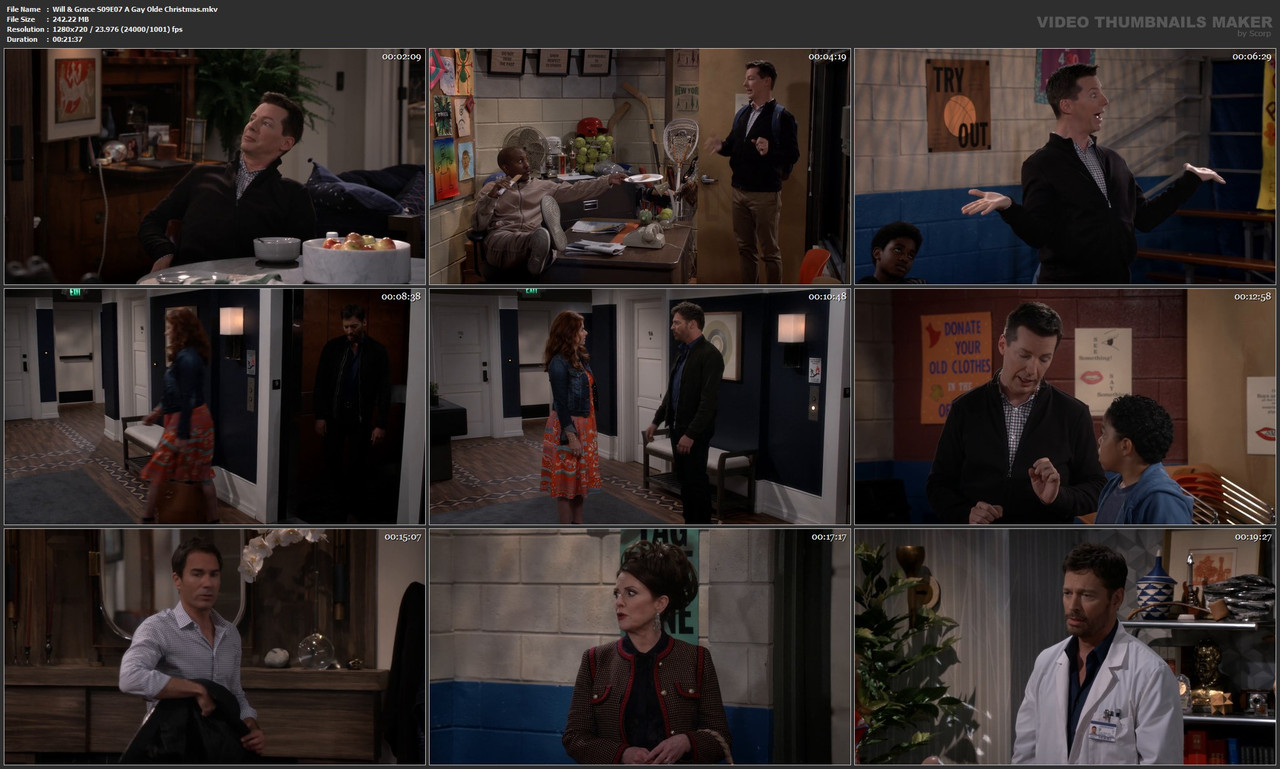 Will & Grace S09E07 A Gay Olde Christmas.mkv