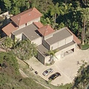 Photo: la maison de Christina Applegate en Hollywood Hills, LA, USA.
