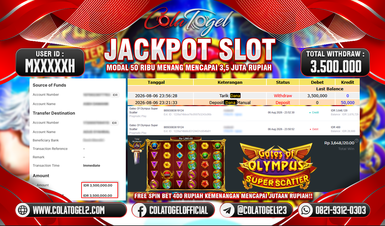 JACKPOT SLOT GACOR!!