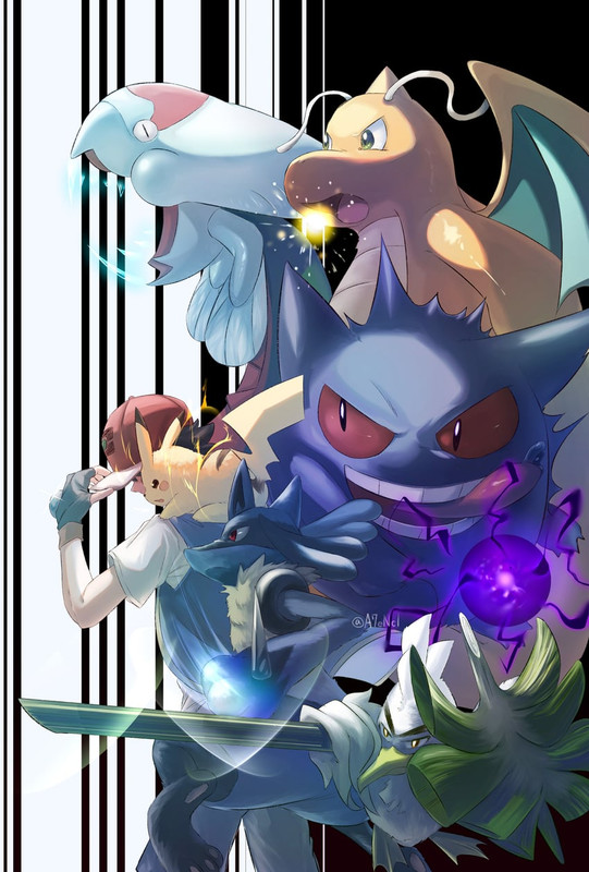 pikachu-ash-ketchum-lucario-gengar-drago