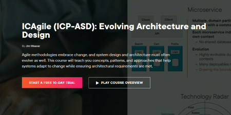 ICAgile (ICP-ASD): Evolving Architecture and Design | Pluralsight