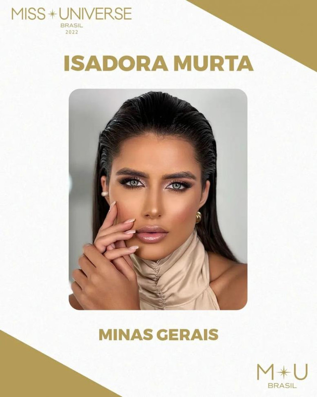 candidatas a miss brasil 2022. top 16: pags 6, 7. top 10: pag 7. MG