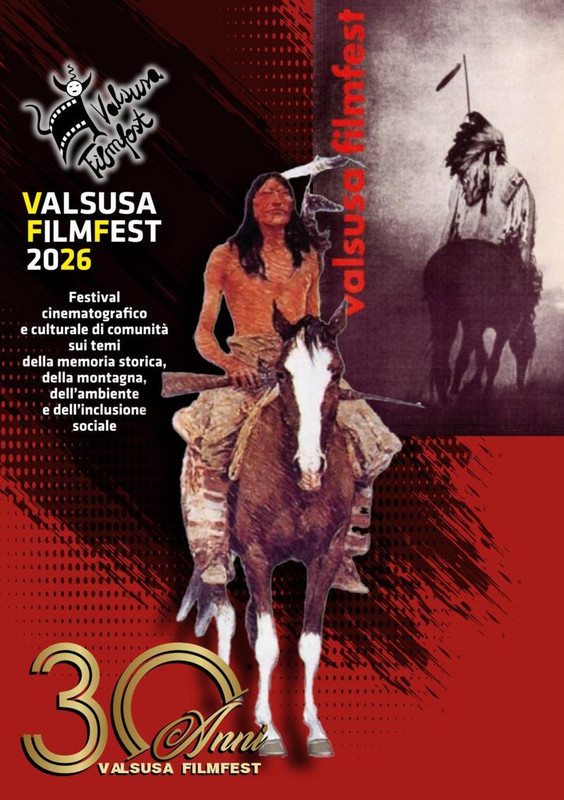 30° VALSUSA FILMFEST: Edizione dedicata a Fabrizio De André, cantautore e poeta, dal 28 marzo al 24 maggio 2026 in otto comuni della Valle di Susa e a Torino 30° VALSUSA FILMFEST: Edizione dedicata a Fabrizio De André, cantautore e poeta, dal 28 marzo al 24 maggio 2026 in otto comuni della Valle di Susa e a Torino