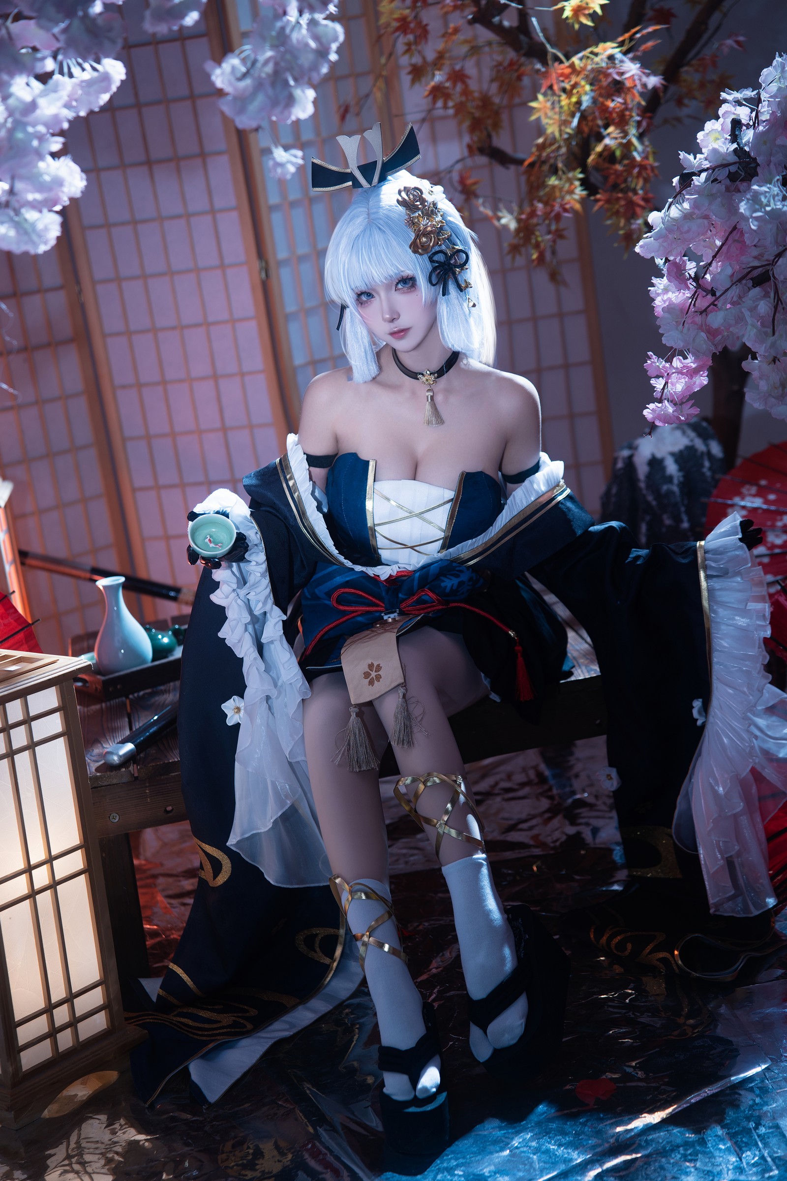 Seya-狮砸 – 原神 神里绫华·霜刃 Cos 高清写真（12P-195.6MB）