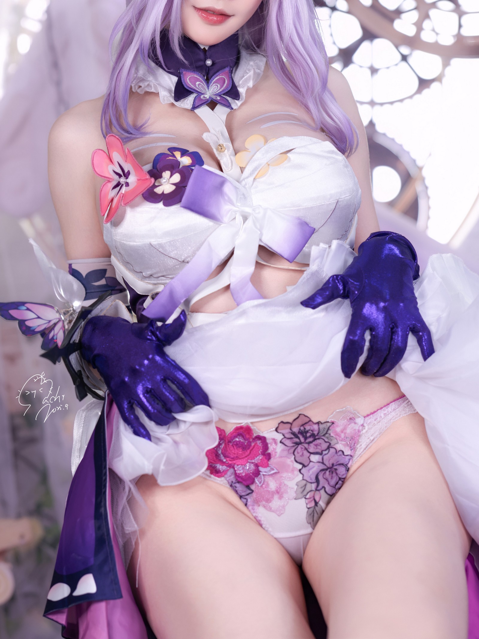 Machi马吉 星穹铁道遐蝶Cosplay写真｜Castorice高质量图集（34P-66.2M）插图6