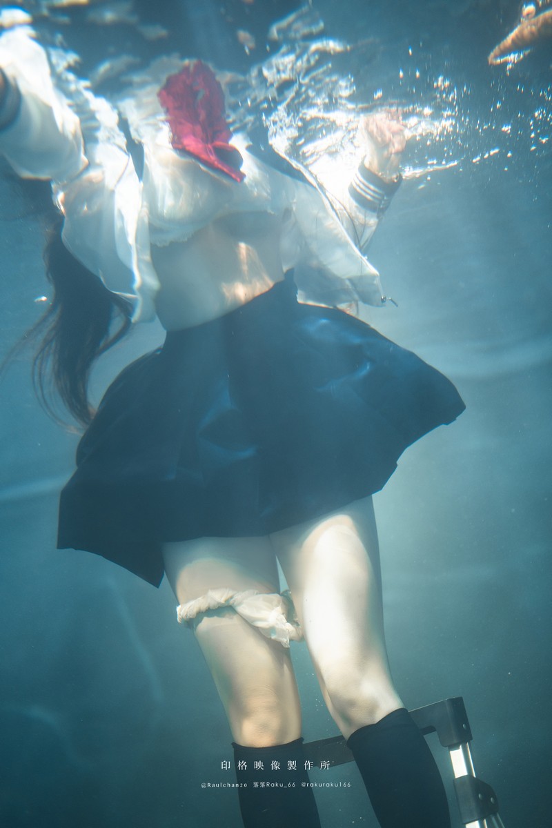 落落Raku 泳池 Bubble 水泳馆主题写真 58P+1V插图6