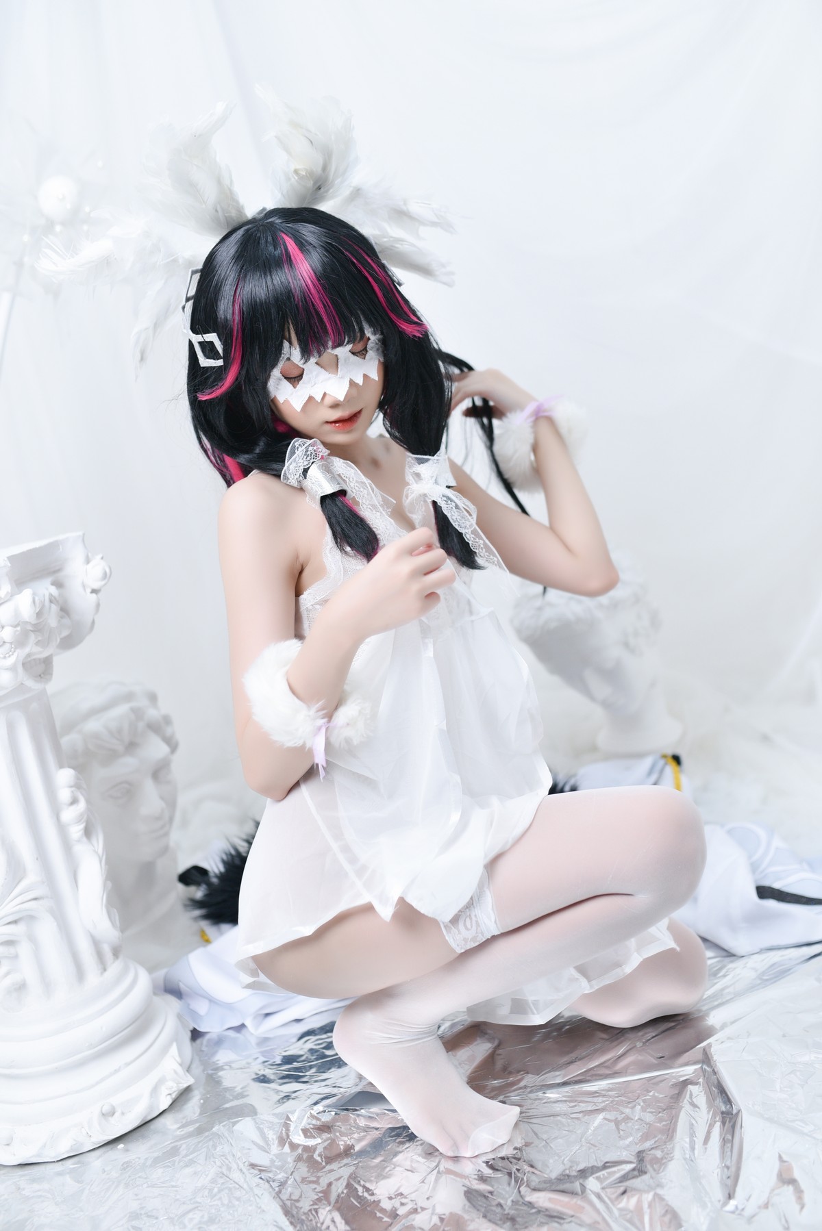 PoppaChan Columbina Cosplay Set (Genshin Impact Fatui) – 146 Photos 346MB插图5