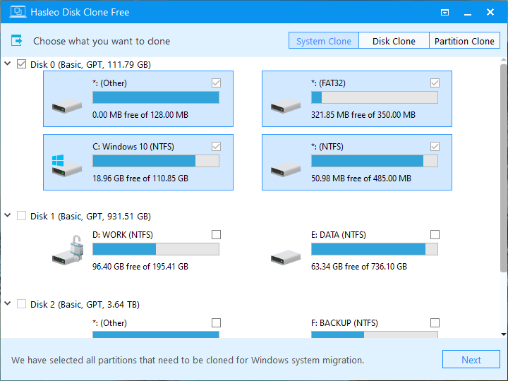 Hasleo Disk Clone v2.4 WinPE