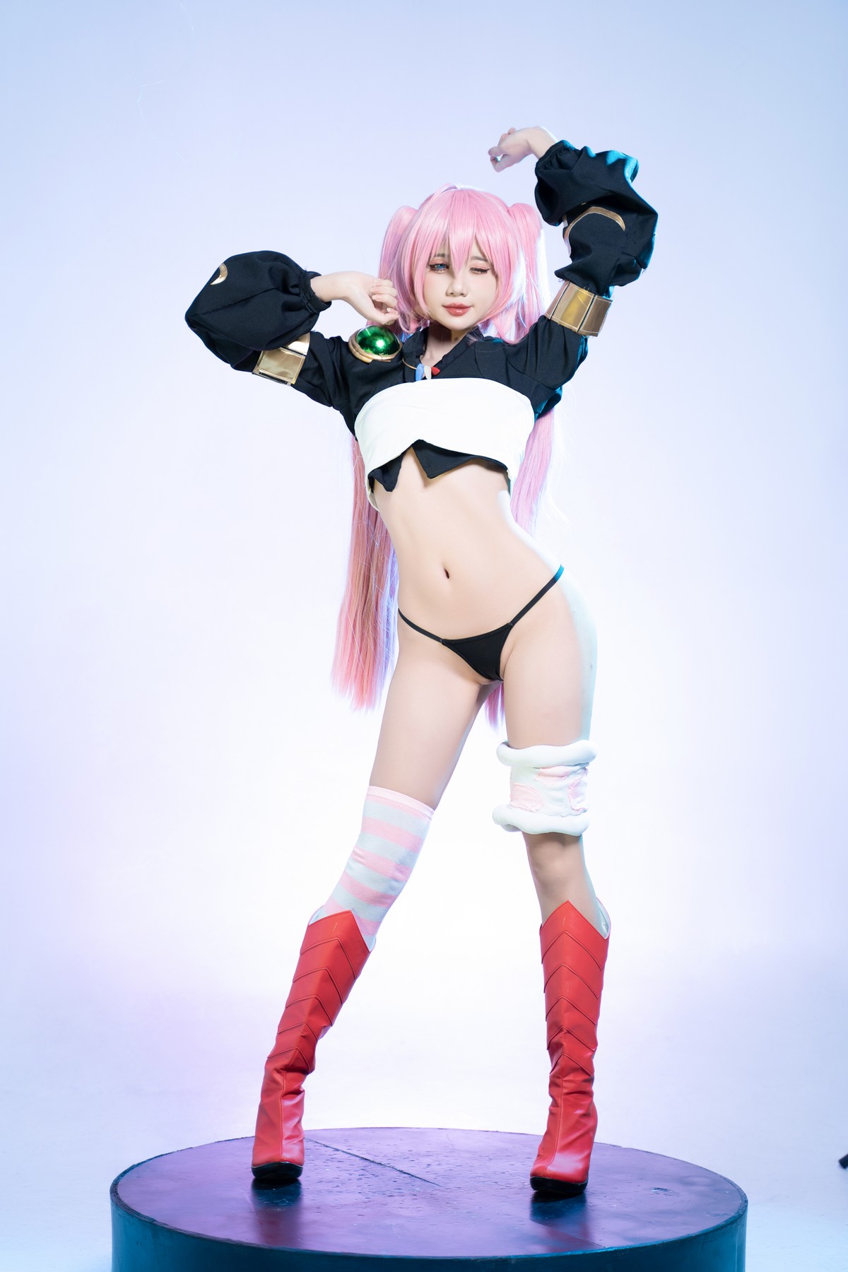 PoppaChan Milim Nava Cosplay (That Time I Got Reincarnated) – 119 Photos 8 Videos 765MB