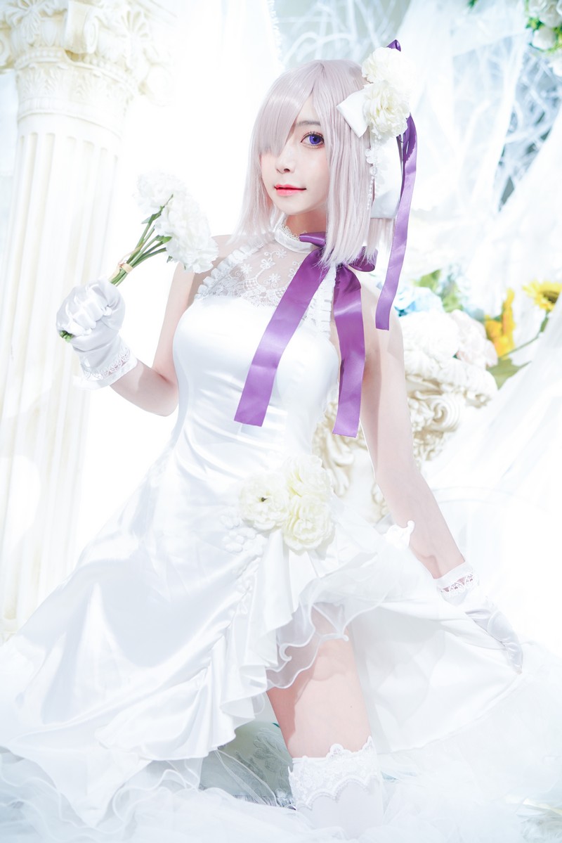 星野Saori 玛修周年礼服 Cosplay Fate系列高清写真【16P-96M】插图3