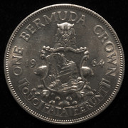 1 corona de Bermudas. Isabel II. 1964. TRP-7794