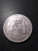 2 Monedas de 5 pesetas del Gobierno Provisional. Moneda-c