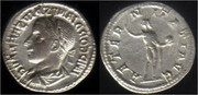 Denario de Gordiano III. AETERNITATI AVG. Sol a izq. Roma 238-244-Romana-Den-rio-de-GORDIANO