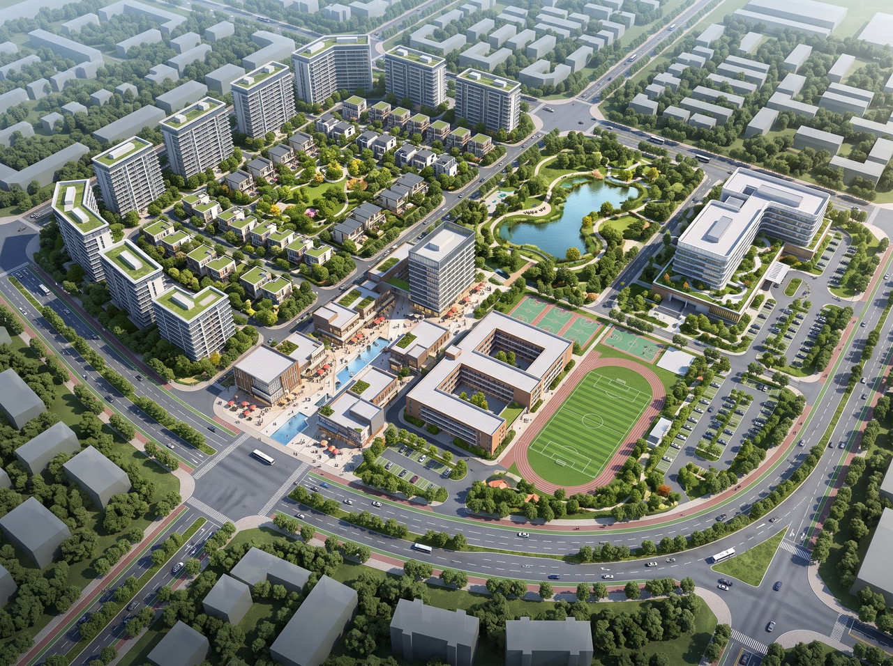 Green urban space