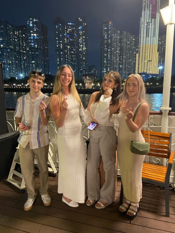 Students on a field trip