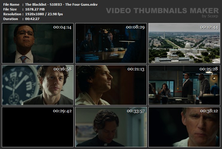 The Blacklist - S10E03 - The Four Guns.mkv