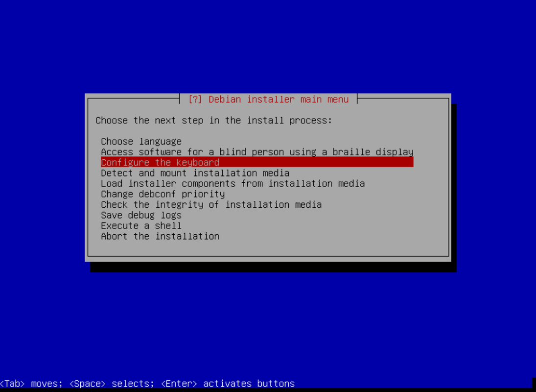Debian cd. Установка debian. загрузчик debian installer. debian opencl install. detect and mount cd-rom.