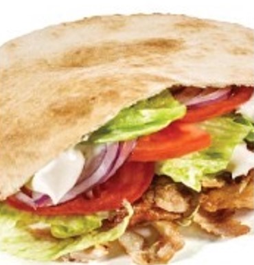 Kebab En Pan Pita De Pollo (Grande)