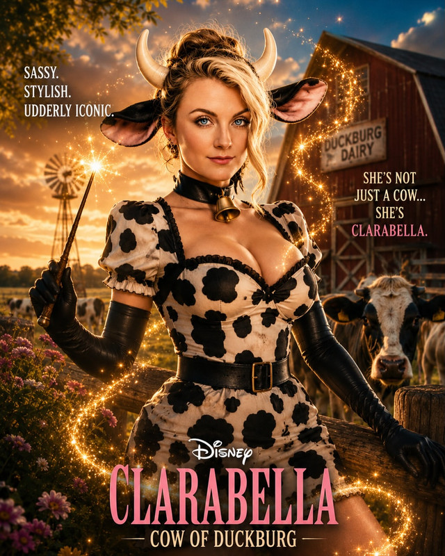 Evanna Lynch Clarabella Cow