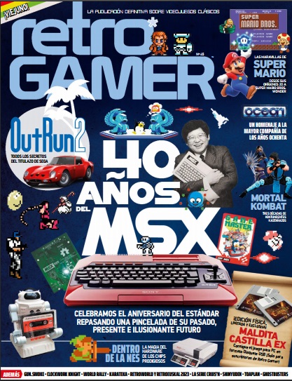 Retro Gamer España Nro.45 - 24 Septiembre 2023 (PDF) [Mega + Mediafire + FastUpload + Upload + KF + RF]