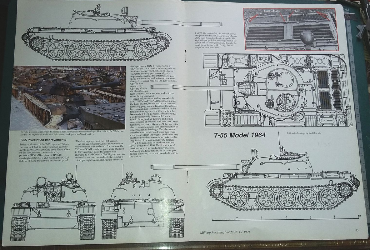 Т 55 чертеж