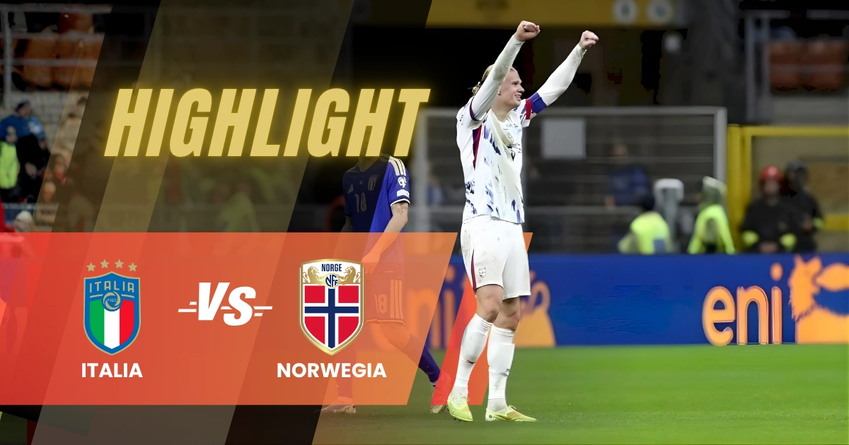 Haaland Hancurkan Italia: Dua Gol yang Bikin Azzurri Harus ke Play-off