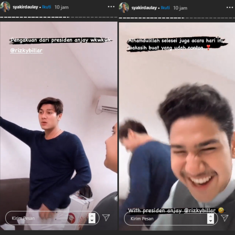 Rizky Billar dan Syakir Daulay
