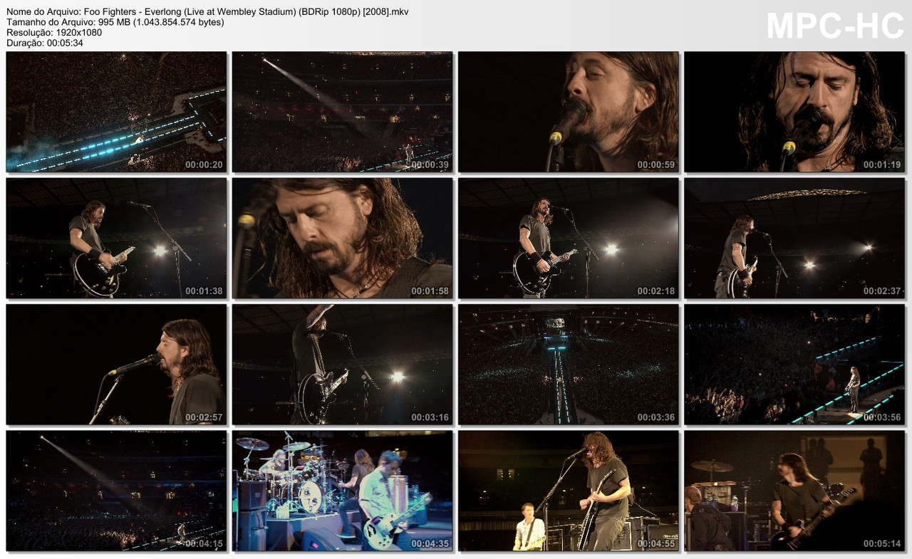 Foo Fighters - Everlong (Live at Wembley Stadium) (BDRip 1080p) [2008]